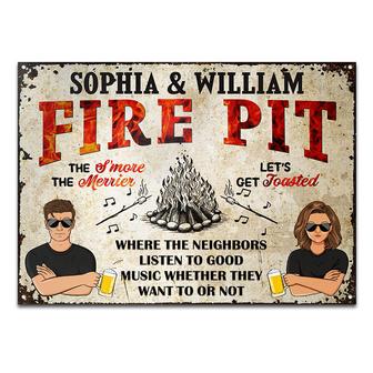 The Neighbor Personalized Metal Sign - Gift for Friends - Thegiftio UK