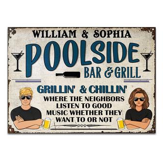 Color Where The Neighbors Listen Custom Metal Sign - Gift - Thegiftio UK