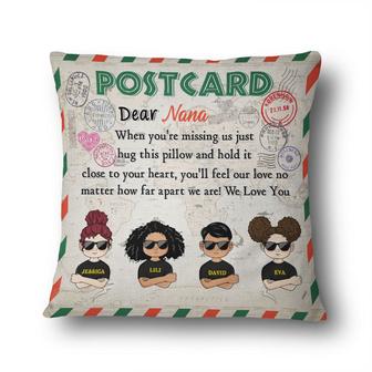 Just Hug This Pillow Personalized - Gift for Grandparents - Thegiftio UK