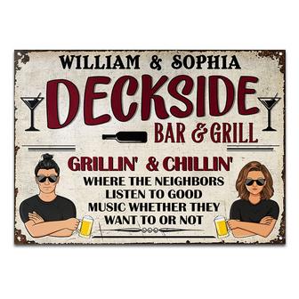 Where The Neighbors Listen To Good Music Custom Metal Sign - Thegiftio UK