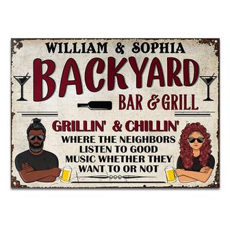 The Neighbors Listen To Good Music Custom Metal Sign - Gift - Thegiftio UK