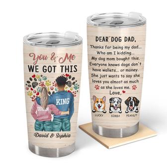 Thank You For Being Personalized Tumbler - Dog Lovers Gift - Thegiftio UK