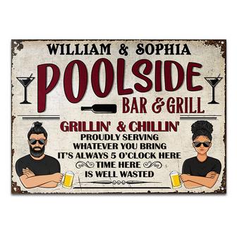 It's Always 5 O'clock Custom Metal Sign - Gift for Friends - Thegiftio UK