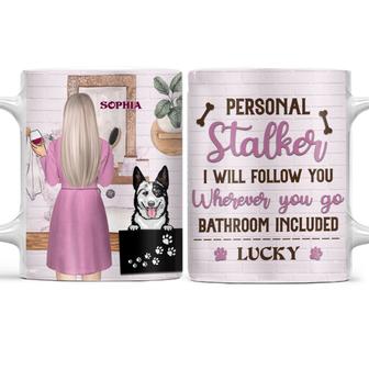 I Will Follow You Personalized Mug - Gift for Dog Lovers - Thegiftio UK
