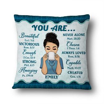 You Are Beautiful Personalized Pillow - Gift for Nurse - Thegiftio UK