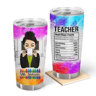 First I Drink Coffee Then I Teach The Kids Custom Tumbler - Thegiftio UK