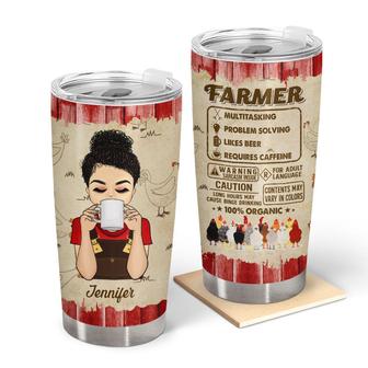 Mutiltasking Personalized Tumbler - Gift for Farmer - Thegiftio UK