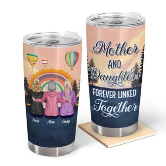 Mother And Daughter Linked Together Custom Tumbler - Gift - Thegiftio UK