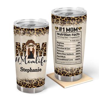 Mom Nutrition Facts Personalized Tumbler - Gift for Mother - Thegiftio UK