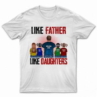 Like Father Like Daughter Custom T-Shirt - Gift for Dad - Thegiftio UK