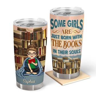 Some Girl Are Just Born Custom Tumbler - Thegiftio UK