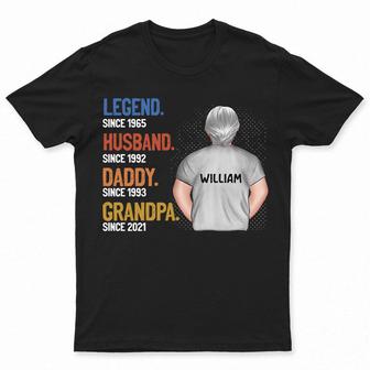 Legend Husband Personalized T-Shirt - Gift for Grandpa Dad - Thegiftio UK