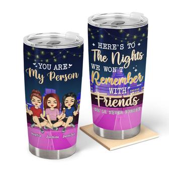 Here's To The Night Custom Tumbler - Gift for Besties - Thegiftio UK
