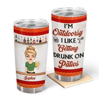 I Like To Get Drunk Personalized Tumbler - Gift for Yourself - Thegiftio UK