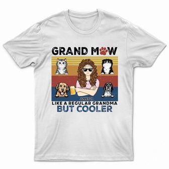 Pet Lovers Like A Regular Grandma Grandpa But Cooler Custom - Thegiftio UK
