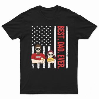 Best Dad Ever Best Grandpa Ever Custom T-Shirt - Thegiftio UK