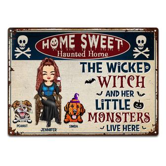 The Wicked Witch And Her Little Monsters Live Here Custom - Thegiftio UK