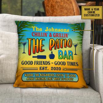 Patio Grilling Backyard Good Music Custom Pillow - Gift - Thegiftio UK