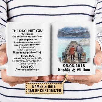 The Day I Met You Personalized Mug - Gift for Couples - Thegiftio UK