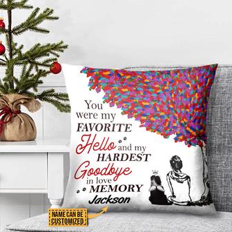 You Are My Favorite Hello Personalized Pillow - Gift - Thegiftio UK