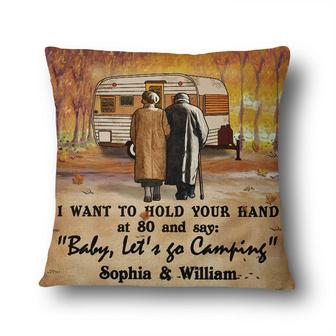 I Want To Hold Your Hand Custom Pillow - Anniversary Gift - Thegiftio UK