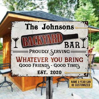 Good Friend Personalized Metal Sign - Gift for Friends - Thegiftio UK