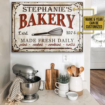 Baking Made Fresh Daily Custom Metal Sign - Home Decor Gift - Thegiftio UK