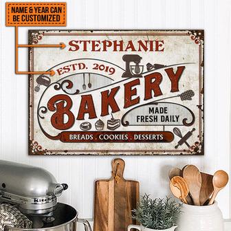Baking Vintage Breads Custom Metal Sign - Gift for Bakers - Thegiftio UK