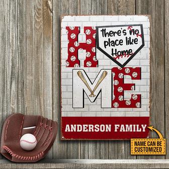 Baseball Like Home Custom Metal Sign - Gift for Sports Fans - Thegiftio UK