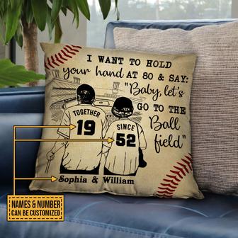 Hold Your Hand Personalized Pillow - Gift for Couples - Thegiftio UK