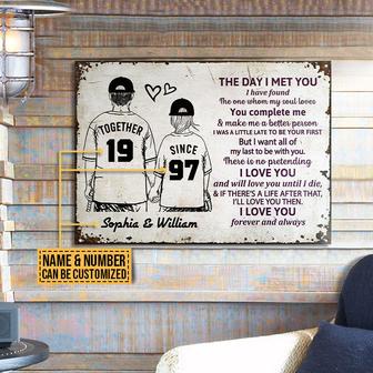 Together Since Young Personalized Metal Sign - Couple Gift - Thegiftio UK