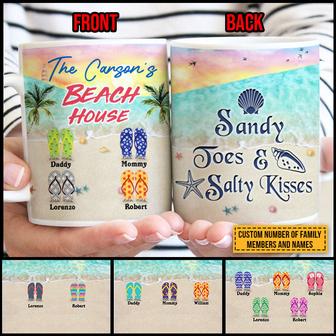 Sandy Toes Personalized Mug - Gift for Beach Family - Thegiftio UK