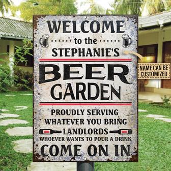 Personalized Beer Come On In Custom Metal Sign - Thegiftio UK