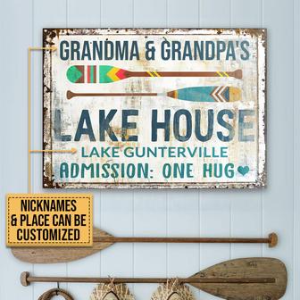 Personalized Boating Lake House Metal Sign - Gift for Boater - Thegiftio UK