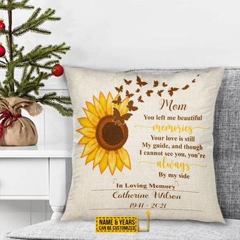 Butterfly Mom Always By My Side Custom Pillow - Gift for Mom - Thegiftio UK