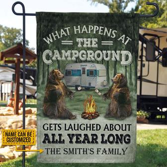 Personalized Camping Bear What Happens At The Campground - Thegiftio UK