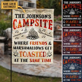 Get Toasted Personalized Camping Flag - Gift for Campers - Thegiftio UK