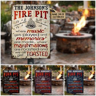 Get Toasted Personalized Metal Sign - Gift for Campers - Thegiftio UK