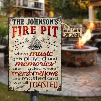Get Toasted Personalized Metal Sign - Gift for Campers - Thegiftio UK