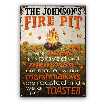 Get Toasted Grass Custom Metal Sign - Gift for Campers - Thegiftio UK
