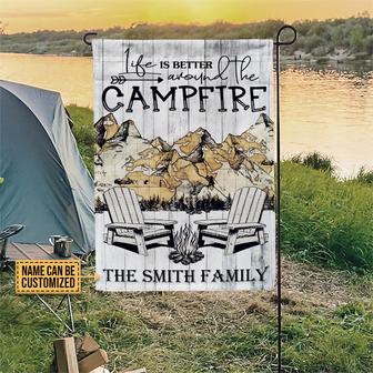 Camping Life Is Better Personalized Flag - Gift for Campers - Thegiftio UK