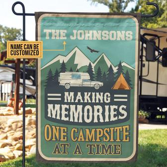 Camping Making Memories Personalized Flag - Gift for Campers - Thegiftio UK