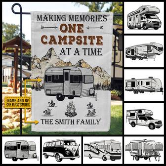 Making Memories Personalized Garden Flag - Gift for Campers - Thegiftio UK