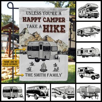 Take A Hike Personalized Flag - Gift for Camping Lovers - Thegiftio UK