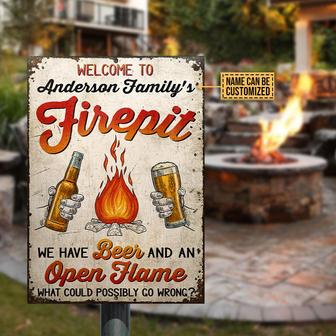 We Have Beer Personalized Metal Sign - Gift for Campers - Thegiftio UK