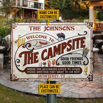 Listen To The Good Music Personalized Metal Sign - Thegiftio UK