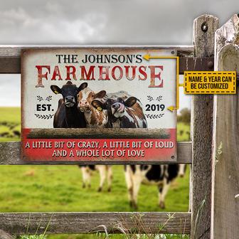 A Little Bit Of Personalized Metal Sign - Gift for Farmhouse - Thegiftio UK