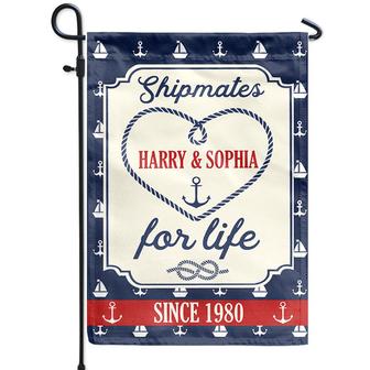 Cruising Shipmates For Life Custom Flag - Gift for Sailors - Thegiftio UK