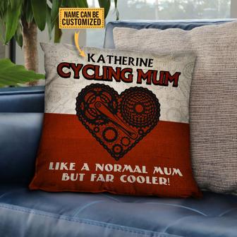 Personalized Cycling Mum Custom Pillow - Gift for Mom - Thegiftio UK