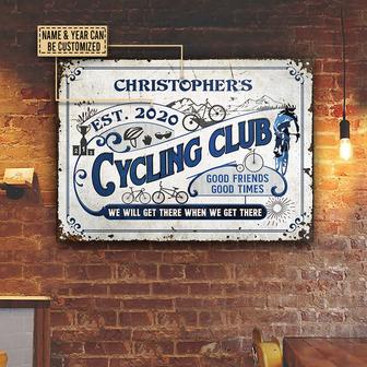 We Will Get There Personalized Metal Sign - Cycling Gift - Thegiftio UK
